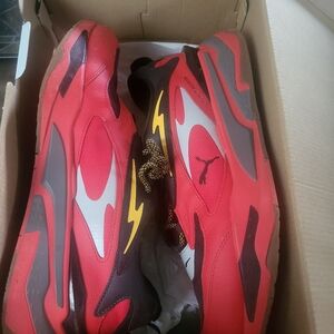 Red Puma shoes